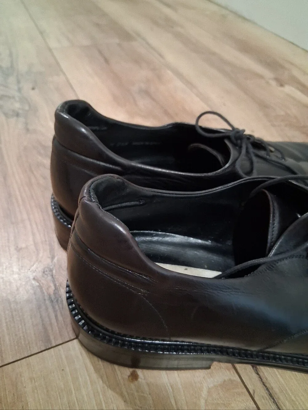 Classic Black Leather Men's Dress Shoes